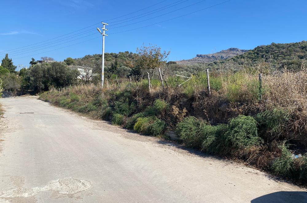 Bodrum Turgutreis Marinaya Yürüme Mesafesinde Deniz ve Şehir Manzaralı Müstakil 1.000m2 İmarlı Arsa