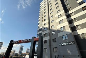 GÖKSU TOWER'DA EBEVEYN BANYOLU GENİŞ 2+1 SATILIK DAİRE