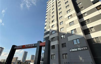 GÖKSU TOWER'DA EBEVEYN BANYOLU GENİŞ 2+1 SATILIK DAİRE