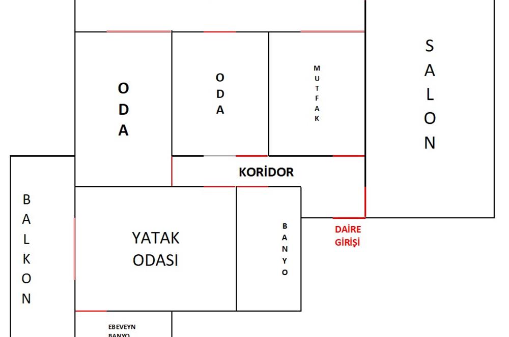 Ata Sitesi 3+1 Kapalı Mutfak Ebeveyn Banyolu Kiralık Daire