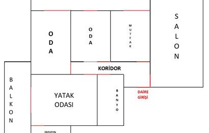 Ata Sitesi 3+1 Kapalı Mutfak Ebeveyn Banyolu Kiralık Daire