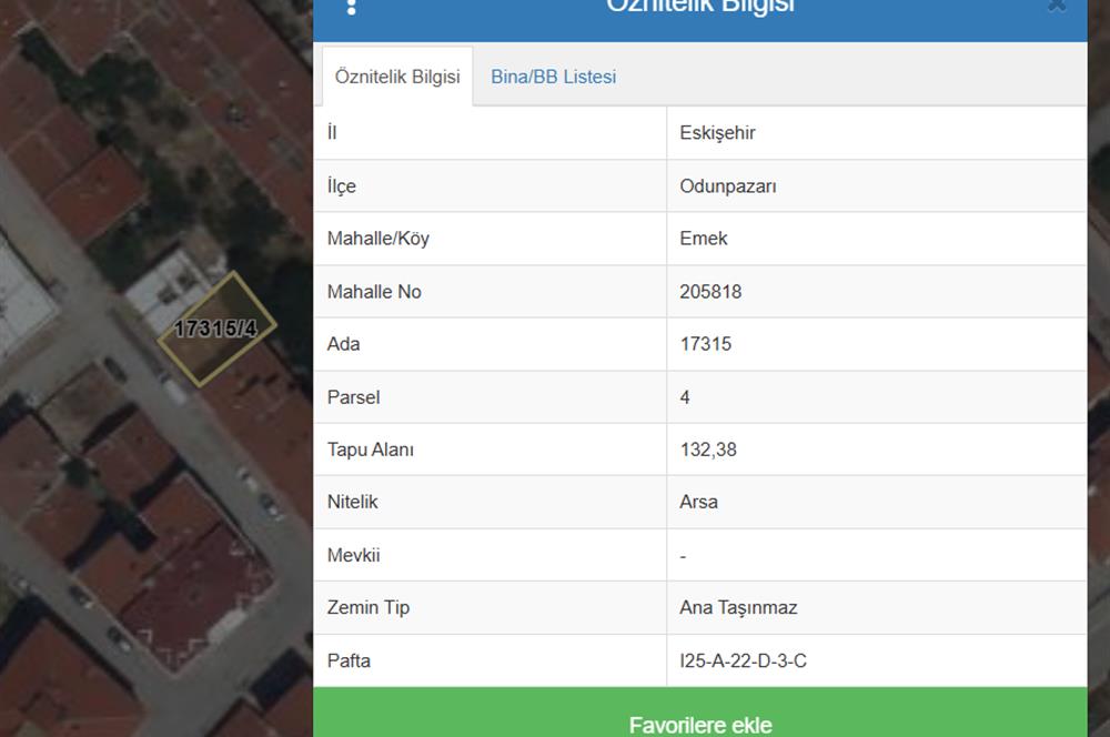 CENTURY 21 VİZYON'DAN ERTAŞ CAD. YAKINI SATILIK  3 KAT’A İMARLI ARSA