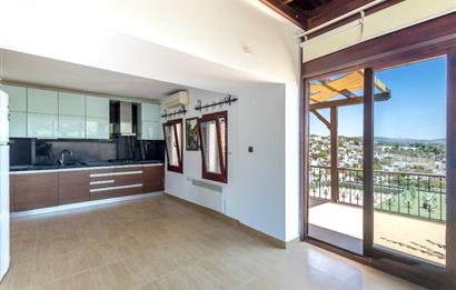 Bodrum Bitez Aktur Sitesinde Deniz Manzaralı 3+1 Satılık Villa