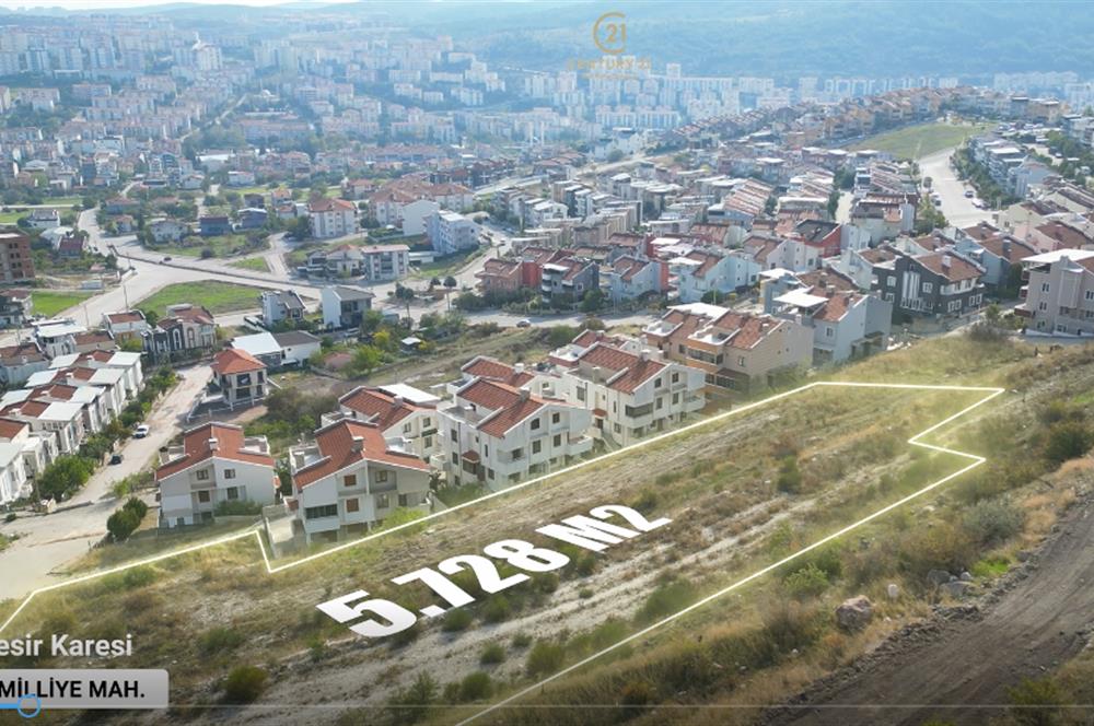 C21 BAL’DAN BALIKESİR KARESİ’NDE // 5.728 m² TAPU ALANINA SAHİP SATILIK ARSA!