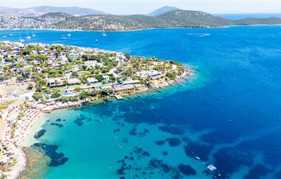 Bodrum Bitez Aktur Sitesinde Deniz Manzaralı 3+1 Satılık Villa