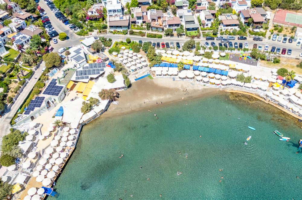 Bodrum Bitez Aktur Sitesinde Deniz Manzaralı 3+1 Satılık Villa