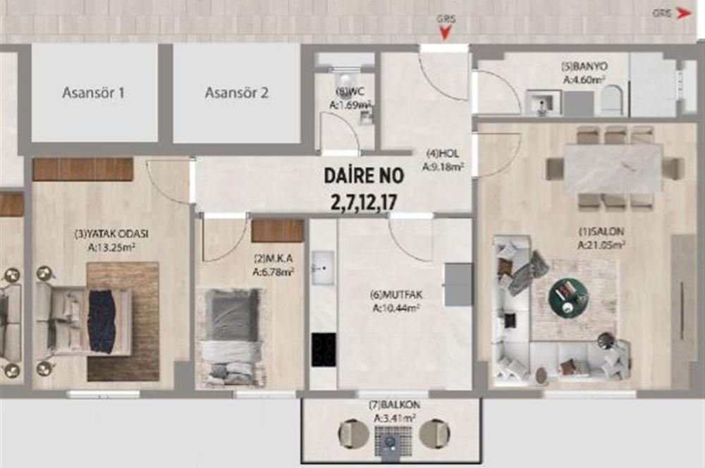 SULTANBEYLİ MEHMETAKİF MAHALLESİNDE PROJEDEN SATILIK 4+1 DUBLEKS