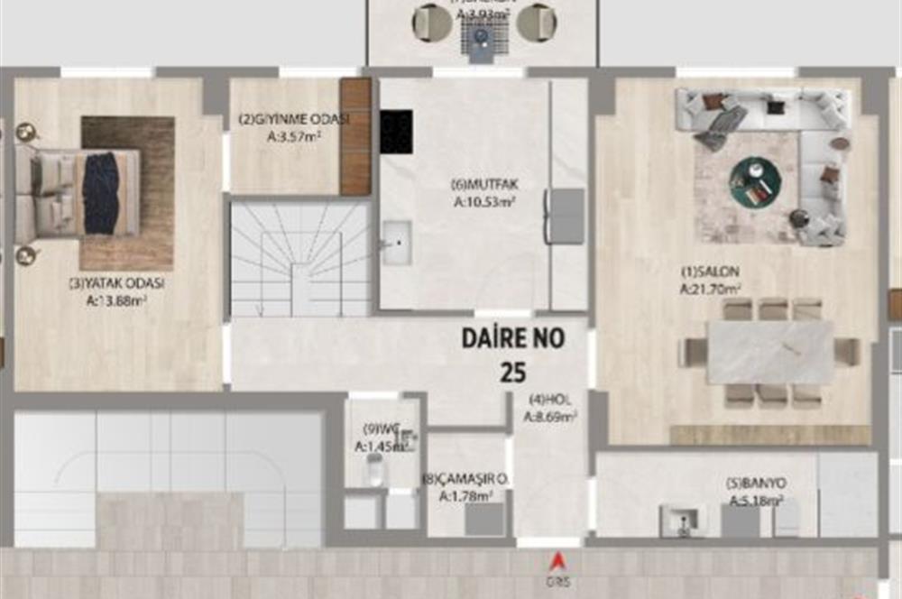 SULTANBEYLİ MEHMETAKİF MAHALLESİNDE PROJEDEN SATILIK 4+1 DUBLEKS