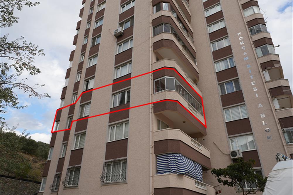 C21 Cius; Kökçam Sitesi'nde Deniz Manzaralı Ara Kat 3+1 Kiralık
