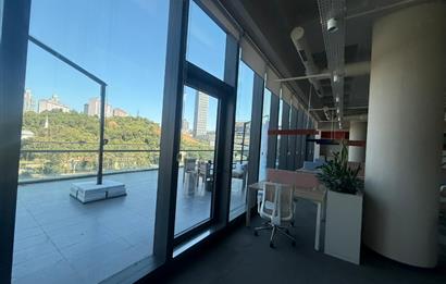 Vadistanbul Kiralık Ofis 991m2+100m2 Teraslı Eşyalı Ofis Skyland