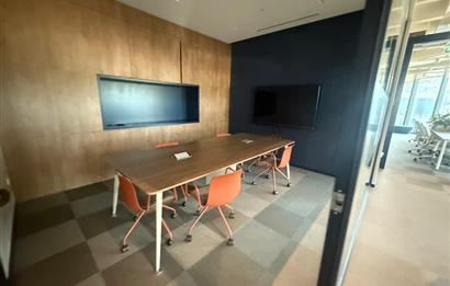 Vadistanbul Kiralık Ofis 991m2+100m2 Teraslı Eşyalı Ofis Skyland