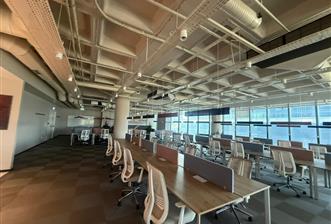 Vadistanbul Kiralık Ofis 991m2+100m2 Teraslı Eşyalı Ofis Skyland