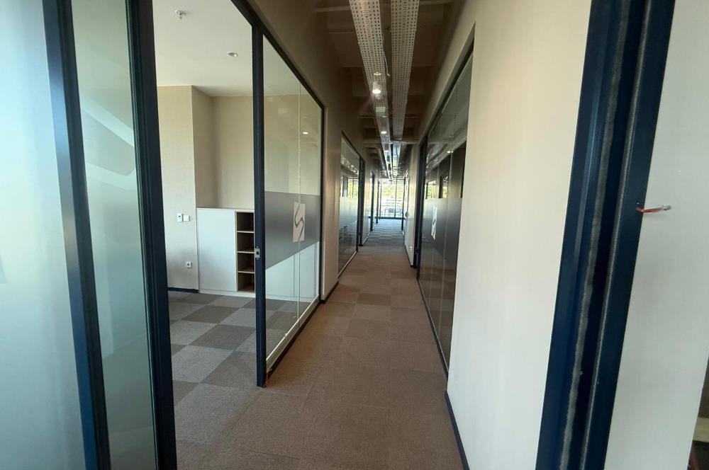 Vadistanbul Kiralık Ofis 991m2+100m2 Teraslı Eşyalı Ofis Skyland
