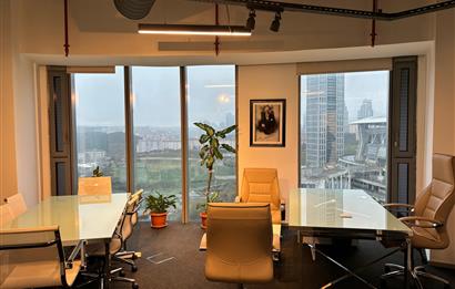 Skyland Kiralık Ofis Mobilyalı 130m2 Orman Manzaralı Vadistanbul