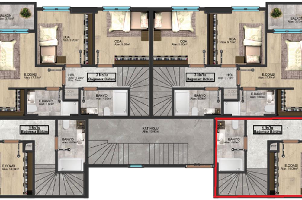 BAŞİSKELE BAHÇE DUBLEKS DAİRE