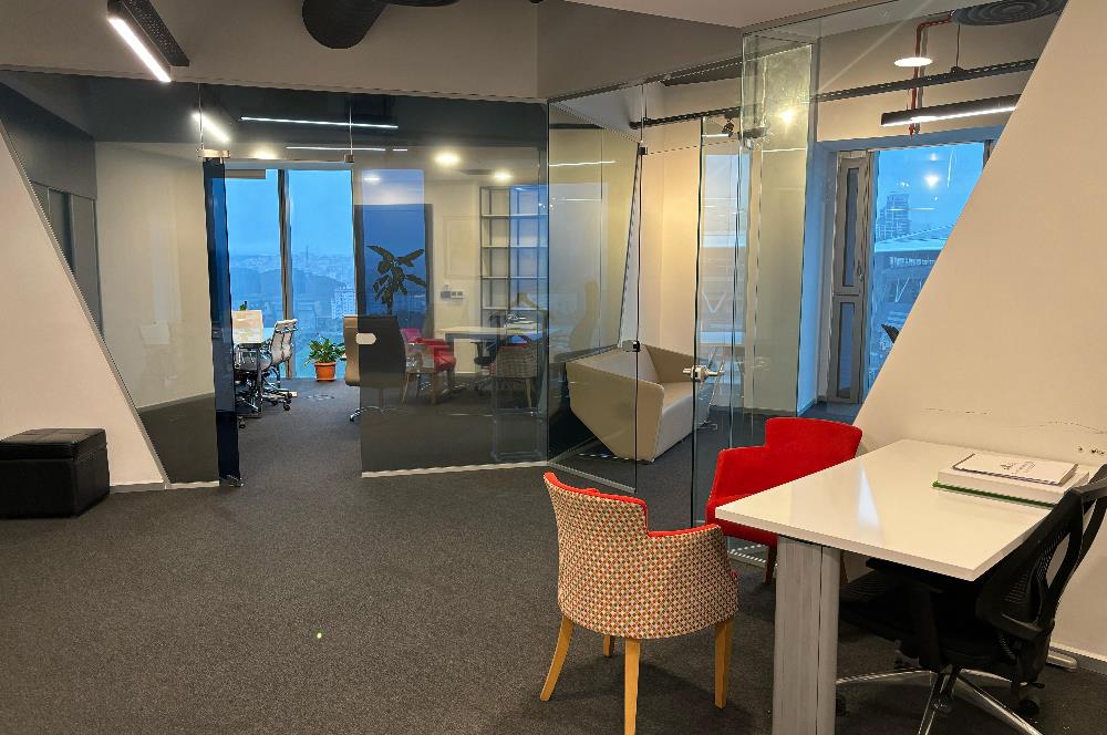 Skyland Kiralık Ofis Mobilyalı 130m2 Orman Manzaralı Vadistanbul