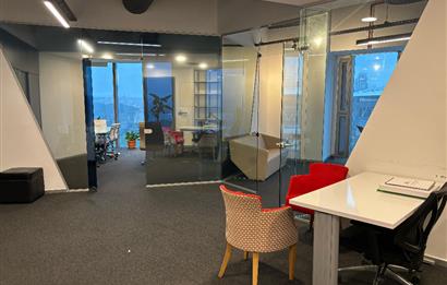 Skyland Kiralık Ofis Mobilyalı 130m2 Orman Manzaralı Vadistanbul