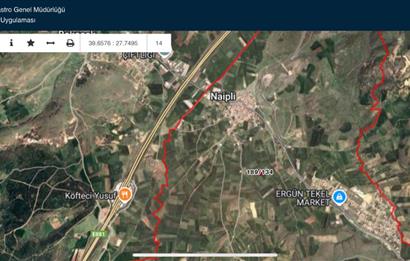 BALIKESİR NAİPLİ'DE YATIRIM FIRSATI 1546 M2 TARLA!
