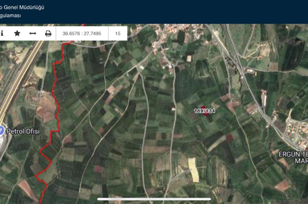BALIKESİR NAİPLİ'DE YATIRIM FIRSATI 1546 M2 TARLA!