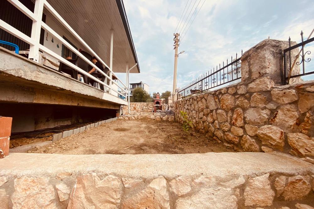 Didim Akbük’te Denize 350m Mesafede, Deniz Manzaralı, Eşyalı Satılık, 3+1 Villa