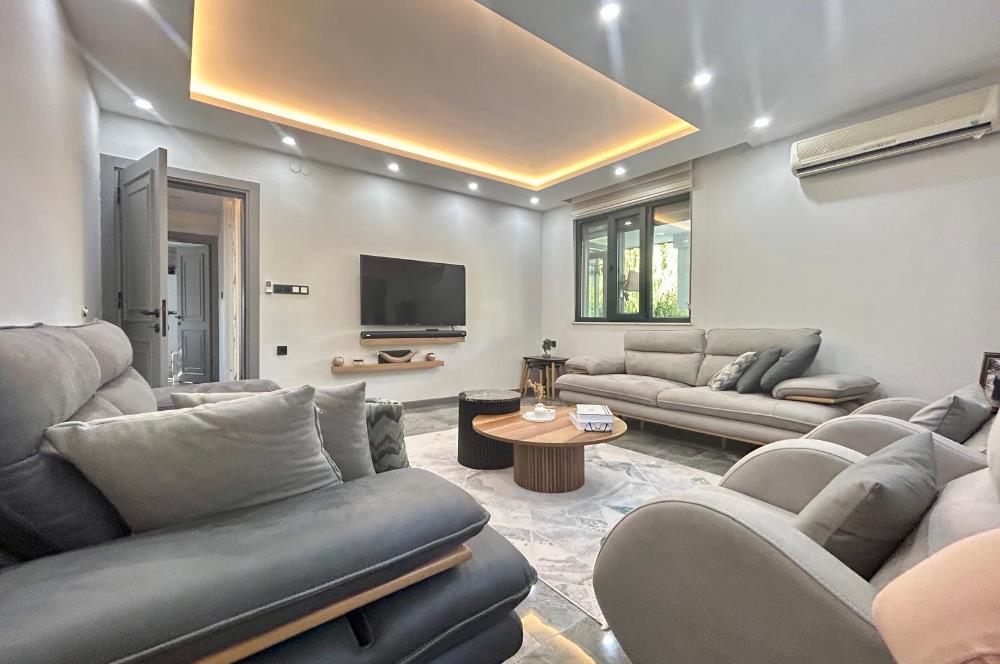 Cankurtaran'da 398 m2 arsa içerisinde satılık çelik yapı villa