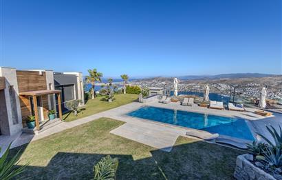 BODRUM YALIKAVAK ÖZEL HAVUZLU DENİZ MANZARALI LÜKS VİLLA