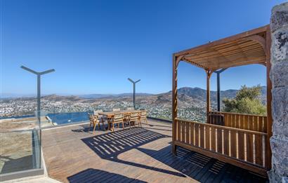 BODRUM YALIKAVAK ÖZEL HAVUZLU DENİZ MANZARALI LÜKS VİLLA