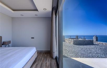 BODRUM YALIKAVAK ÖZEL HAVUZLU DENİZ MANZARALI LÜKS VİLLA