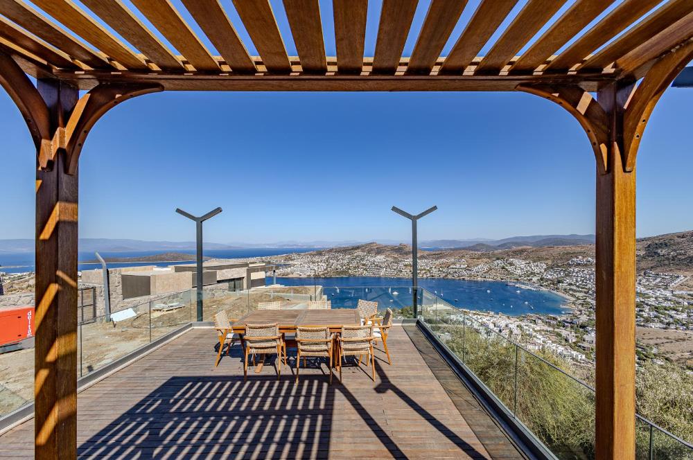 BODRUM YALIKAVAK ÖZEL HAVUZLU DENİZ MANZARALI LÜKS VİLLA