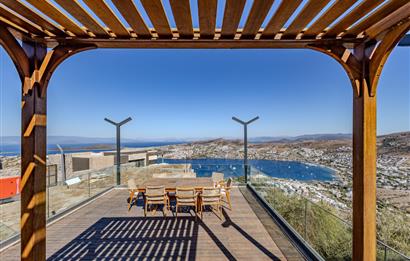 BODRUM YALIKAVAK ÖZEL HAVUZLU DENİZ MANZARALI LÜKS VİLLA