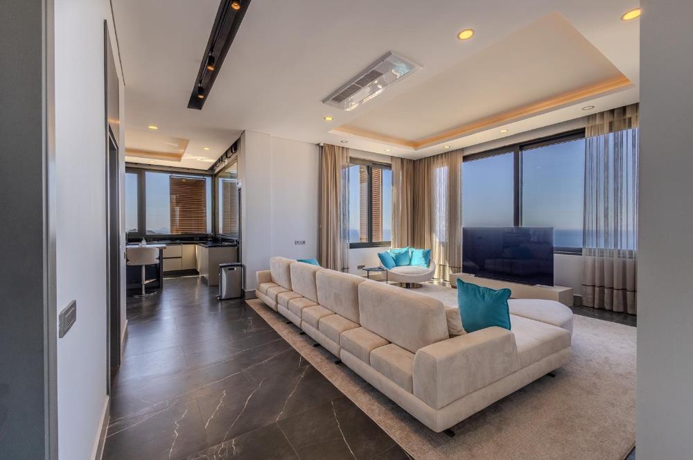 BODRUM YALIKAVAK ÖZEL HAVUZLU DENİZ MANZARALI LÜKS VİLLA