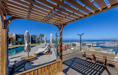 BODRUM YALIKAVAK ÖZEL HAVUZLU DENİZ MANZARALI LÜKS VİLLA