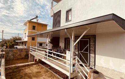 Didim Akbük’te Denize 350m Mesafede, Deniz Manzaralı, Eşyalı Satılık, 3+1 Villa