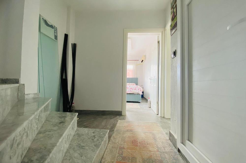 Didim Akbük’te Denize 350m Mesafede, Deniz Manzaralı, Eşyalı Satılık, 3+1 Villa