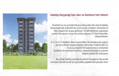 ️ Kadıköy Kozyatağı Abdülezel Paşa Sokakta 2+1 daireler