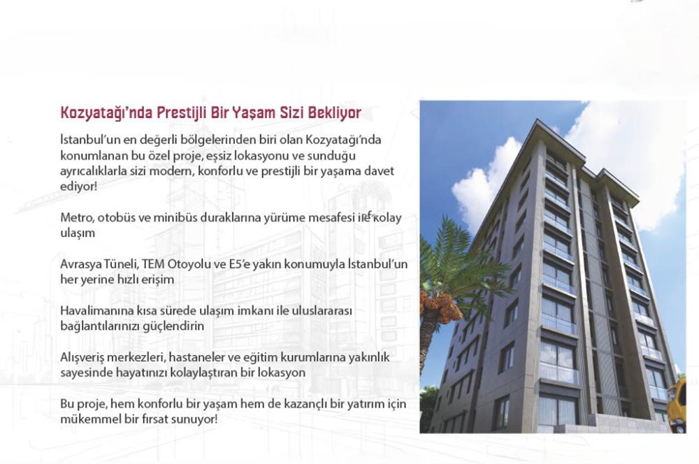 ️ Kadıköy Kozyatağı Abdülezel Paşa Sokakta 2+1 daireler