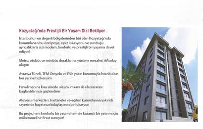 ️ Kadıköy Kozyatağı Abdülezel Paşa Sokakta 2+1 daireler