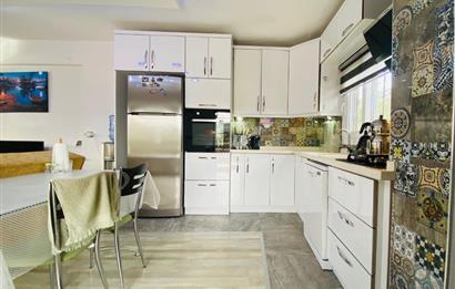 Didim Akbük’te Denize 350m Mesafede, Deniz Manzaralı, Eşyalı Satılık, 3+1 Villa