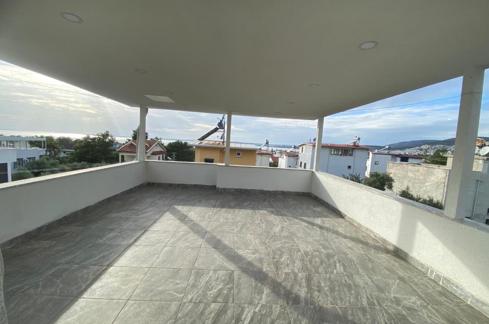 Didim Akbük’te Denize 350m Mesafede, Deniz Manzaralı, Eşyalı Satılık, 3+1 Villa