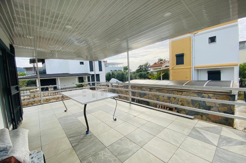 Didim Akbük’te Denize 350m Mesafede, Deniz Manzaralı, Eşyalı Satılık, 3+1 Villa