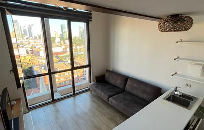 Nef163 1+1 Satılık Loft Geniş Yüksek Kat Kanyon Cephe Daire