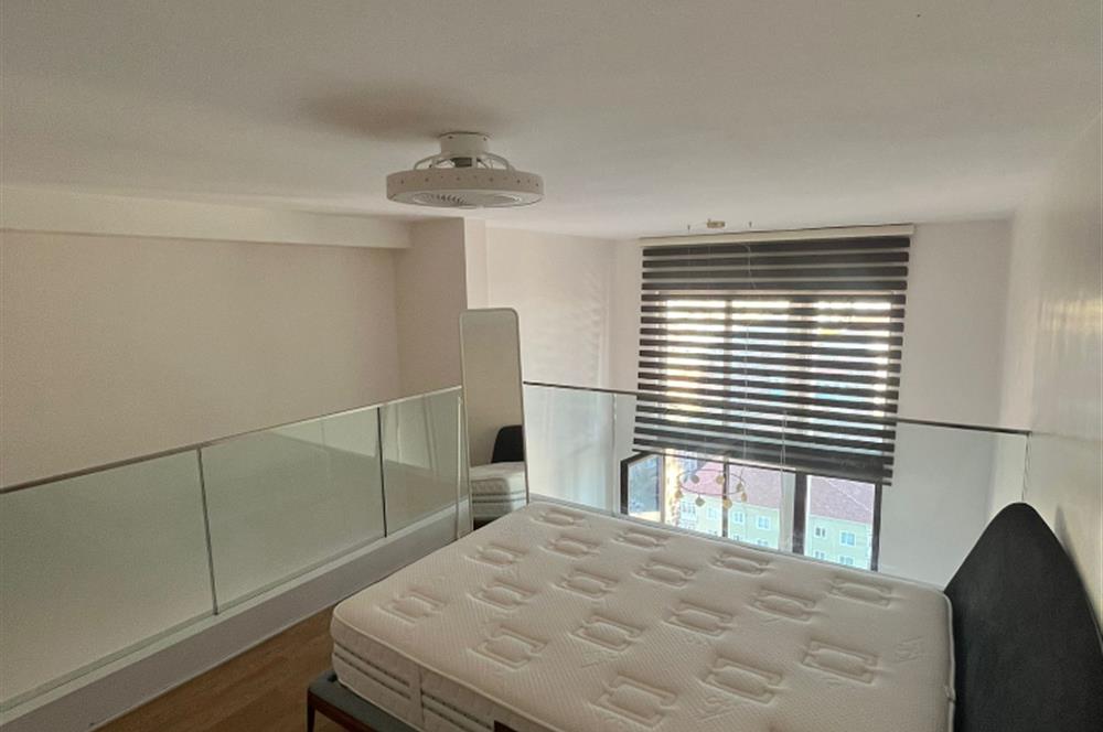 Nef163 1+1 Satılık Loft Geniş Yüksek Kat Kanyon Cephe Daire