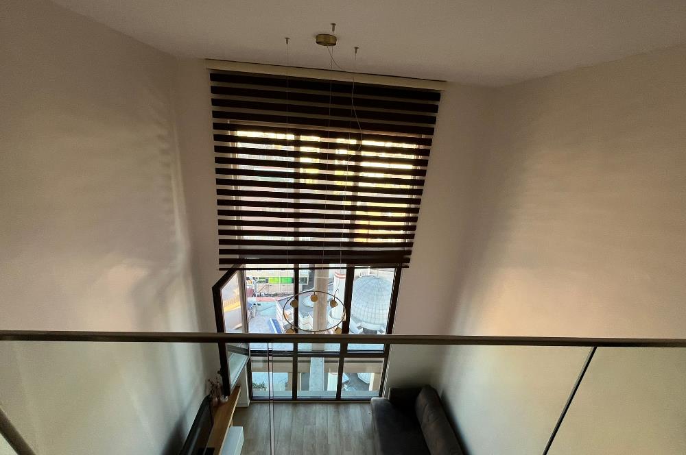 Nef163 1+1 Satılık Loft Geniş Yüksek Kat Kanyon Cephe Daire