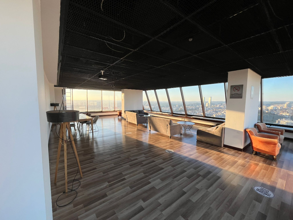 Nef163 1+1 Satılık Loft Geniş Yüksek Kat Kanyon Cephe Daire