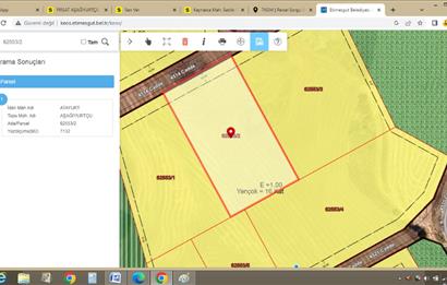 Aşağı Yurtçu Yurtkent villaları üstünde Daire Getirili Arsa