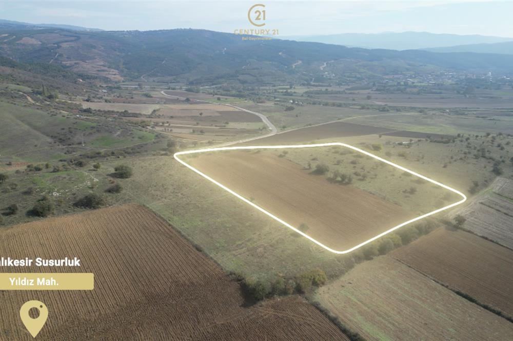 CENTRUY 21 BAL'DAN  SUSURLUK YILDIZ MAHALLESİ SATILIK TARLA