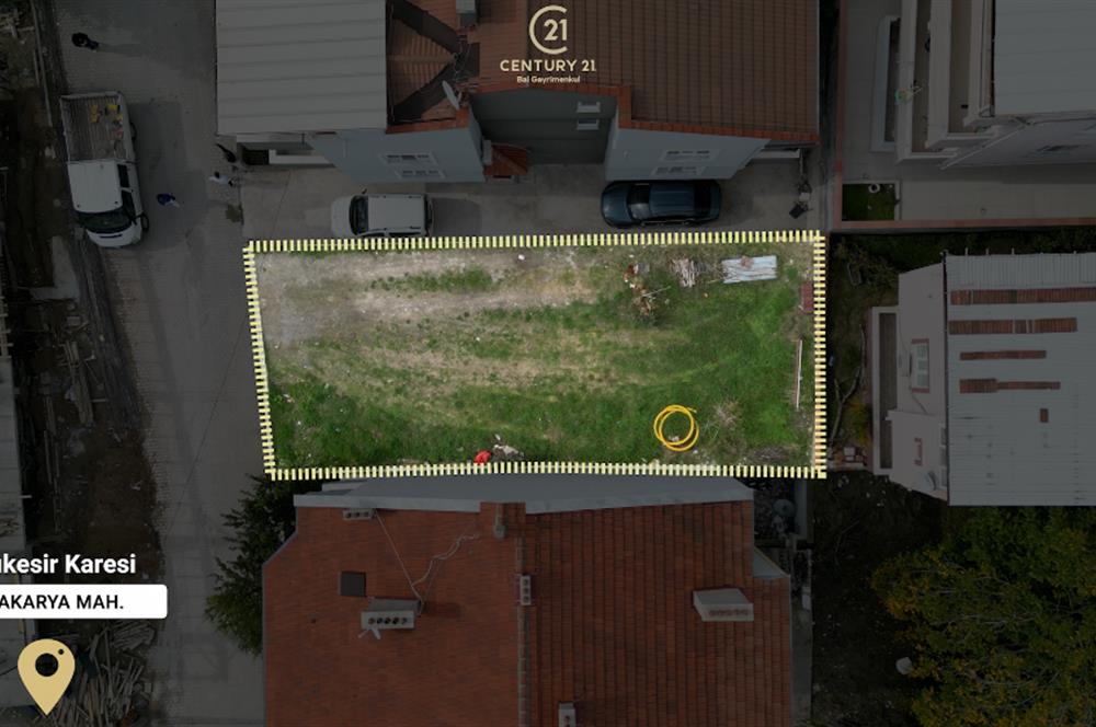 C21 BAL'DAN 1.SAKARYA MAH. 195 M2 SATILIK ARSA