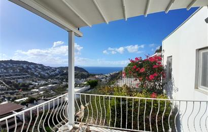 Bodrum Gümüşlük Deniz Manzaralı Bahçeli Kiralık Müstakil Ev