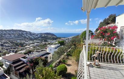 Bodrum Gümüşlük Deniz Manzaralı Bahçeli Kiralık Müstakil Ev