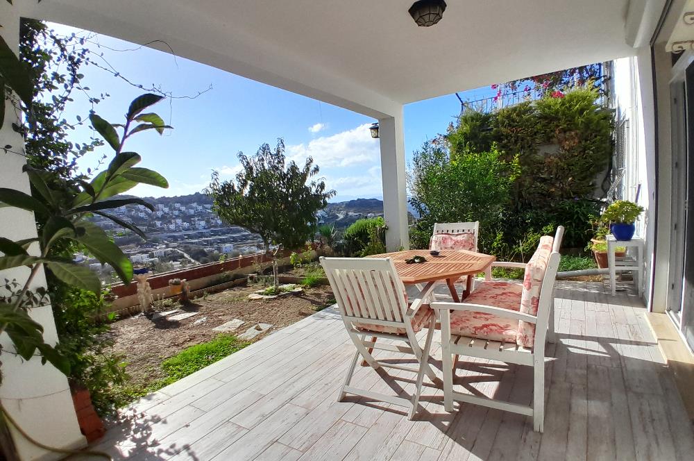 Bodrum Gümüşlük Deniz Manzaralı Bahçeli Kiralık Müstakil Ev